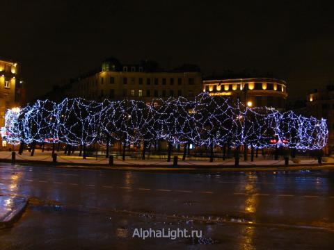 Декоративное оформление деревьев